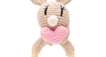 Kit Bebê Coelhinhos em Amigurumi com 7 Peças