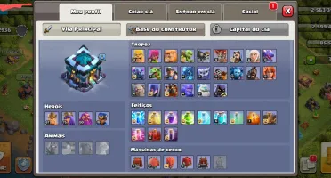 VENDO UMA CONTA DE CLASH OF CLANS CV 13 QUASE FULL
