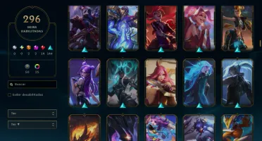 Conta Lol 296 Skins | Todos Campeões