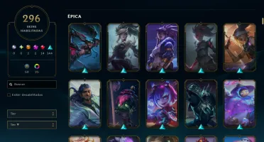 Conta Lol 296 Skins | Todos Campeões