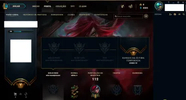 CONTA LVL 44 COM 45 CAMPEOES 8 SKINS 7 EMOTES