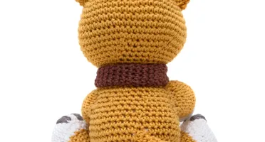Gatinha Miau Caramelo em Amigurumi