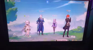 Conta 5 ⭐ Nahida + Neuvillette + Diluc + Kequing