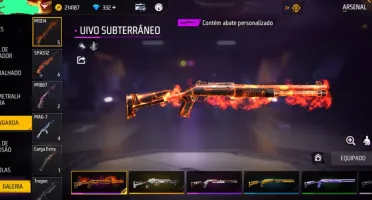 Conta Free Fire Gemada