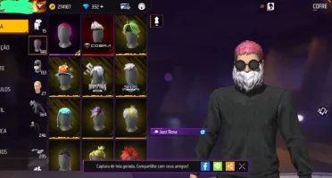 Conta Free Fire Gemada