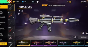 Conta Free Fire Gemada