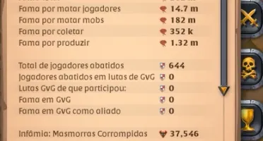 CONTA ALBION 200M DE FAMA