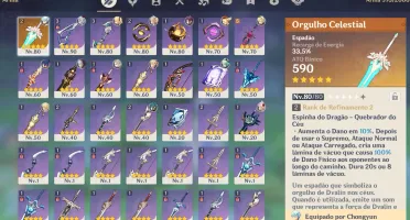 ♦ Conta - Genshin Impact AR.: 55 ♦