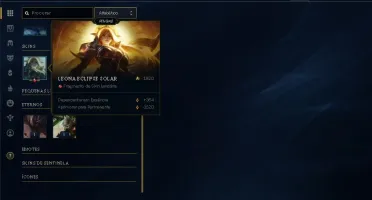 conta league of legends