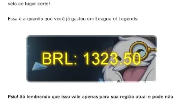 conta league of legends
