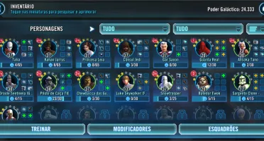 Star Wars Galaxy of heroes nível 40