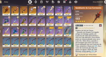 Conta Genshin AR 49 Arlechino + Assinatura + Baizhu