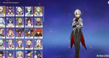 Conta Genshin AR 49 Arlechino + Assinatura + Baizhu