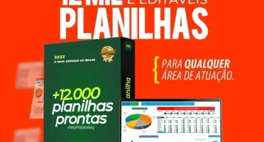 Planilhas Excel - 100% Editáveis (Pack)