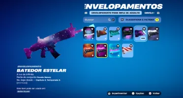 Conta de fortnite com várias skins