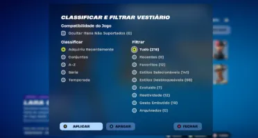Conta de fortnite com várias skins