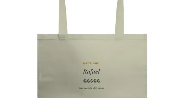 Sacola Ecobag de Padrinhos Personalizada
