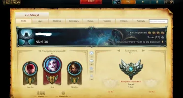 VENDO CONTA LEAGUE OF LEGENDS 103 CAMPEÕES,46 SKINS,PRATA 1