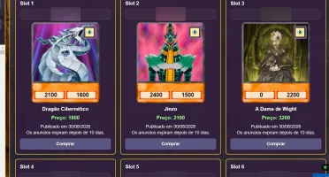 Cartas no Yu-Gi-Oh! Power of Dimensions