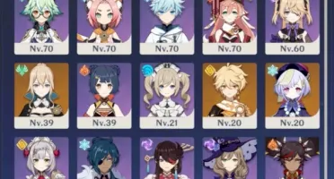 Ayaka, Zhongli, Diluc (C1), Jean, Qiqi e mais!