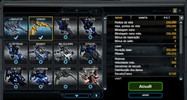 DARKORBIT - CONTA FULL ELITE BÁSICA [BR1 / BR2 / MX1]
