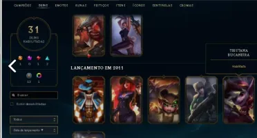 PLATINA II ~ 78 CHAMPS ~ 31 SKINS ~ 99 ÍCONES MEGA OFERTA