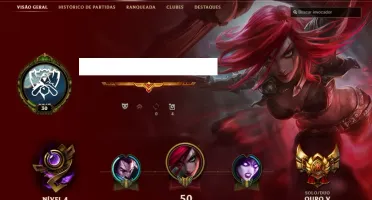 Conta Gold, 24 Champions, 5 Skins.