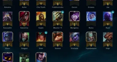 Conta Gold, 24 Champions, 5 Skins.