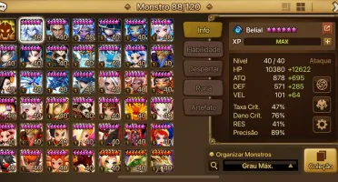 Conta Summoners War - kinki