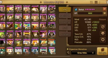 Conta Summoners War - kinki
