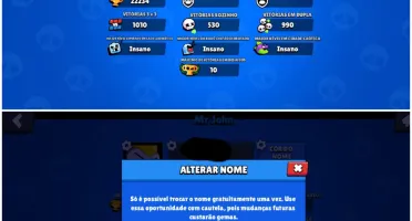 Conta Brawl Stars lvl 102 semi full com skin muito raras!!!