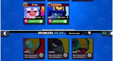 Conta Brawl Stars lvl 102 semi full com skin muito raras!!!
