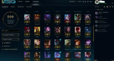 Conta Platina com bordinha de Platina