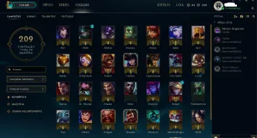 Conta Platina com bordinha de Platina