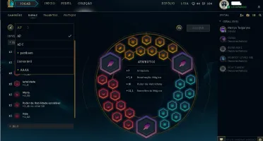 Conta Platina com bordinha de Platina
