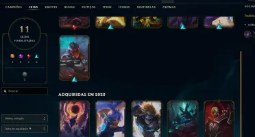 conta prata IV, 11 skinks lvl 71