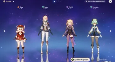 CONTA GENSHI IMPACT AR 32 KLEE É JEAN