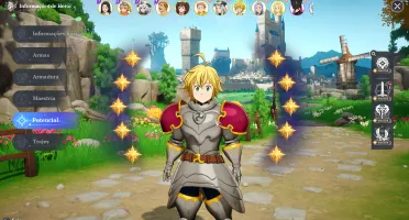 CONTA 7DS Origin - Meliodas C10 -Todos SSR incluindo Escanor