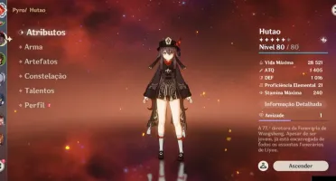 Hutao+Báculo de Homa+Kazuha+Raiden+Luz do Cortador de Grama