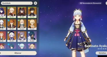 Hutao+Báculo de Homa+Kazuha+Raiden+Luz do Cortador de Grama