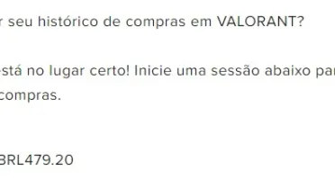 Conta Valorant Com 500 reais gastos