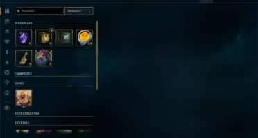 Conta league of legends platina 1