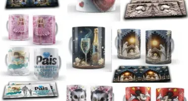 +1300 Artes 3d Para Sublimação De Canecas +super Bônus