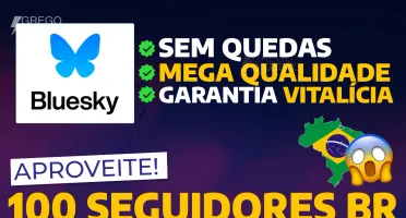 [Promoção] 100 Seguidores Brasileiros BlueSky por R$ 4,99