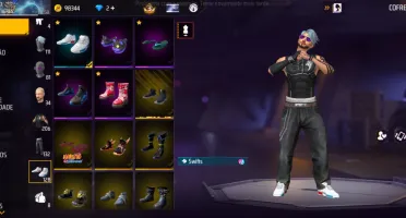 Conta Free Fire Completa: Peitorais, Emotes Raros e Armas...