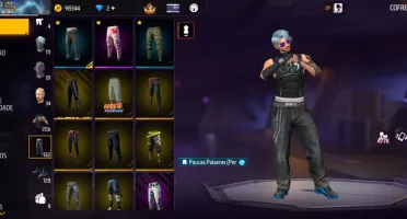 Conta Free Fire Completa: Peitorais, Emotes Raros e Armas...