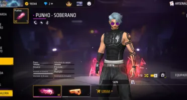 Conta Free Fire Completa: Peitorais, Emotes Raros e Armas...