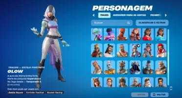 Conta Fortnite OG com itens da T1 + Skin Glow
