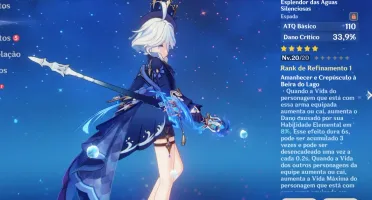 Conta Com Furina + Arma Assinatura (5 Estrelas 🌟) (Ar 46)