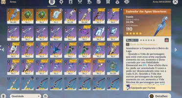 Conta Com Furina + Arma Assinatura (5 Estrelas 🌟) (Ar 46)